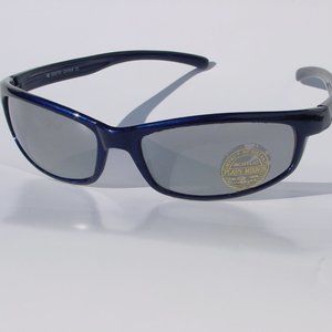 NWT VtgSports 90's wrap around w/ 8 base curve smoke mirror lens sunglasses